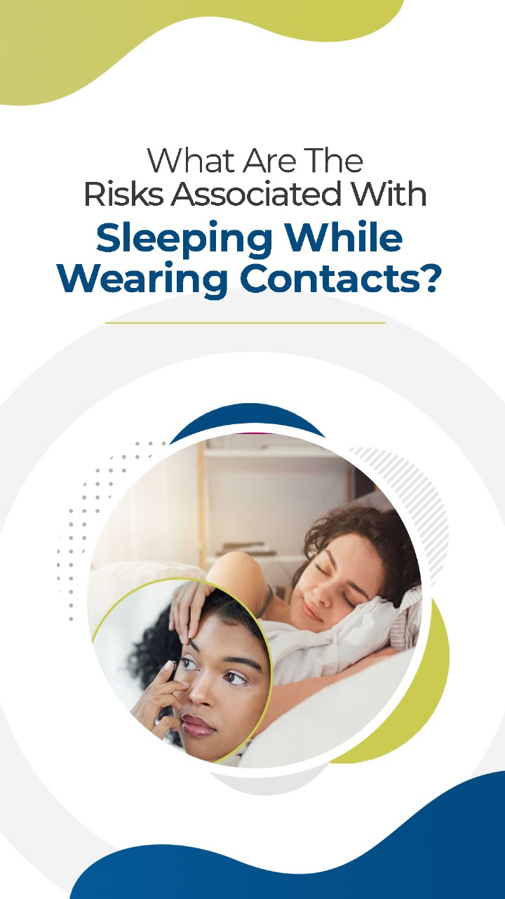 Sleeping with contact lenses
