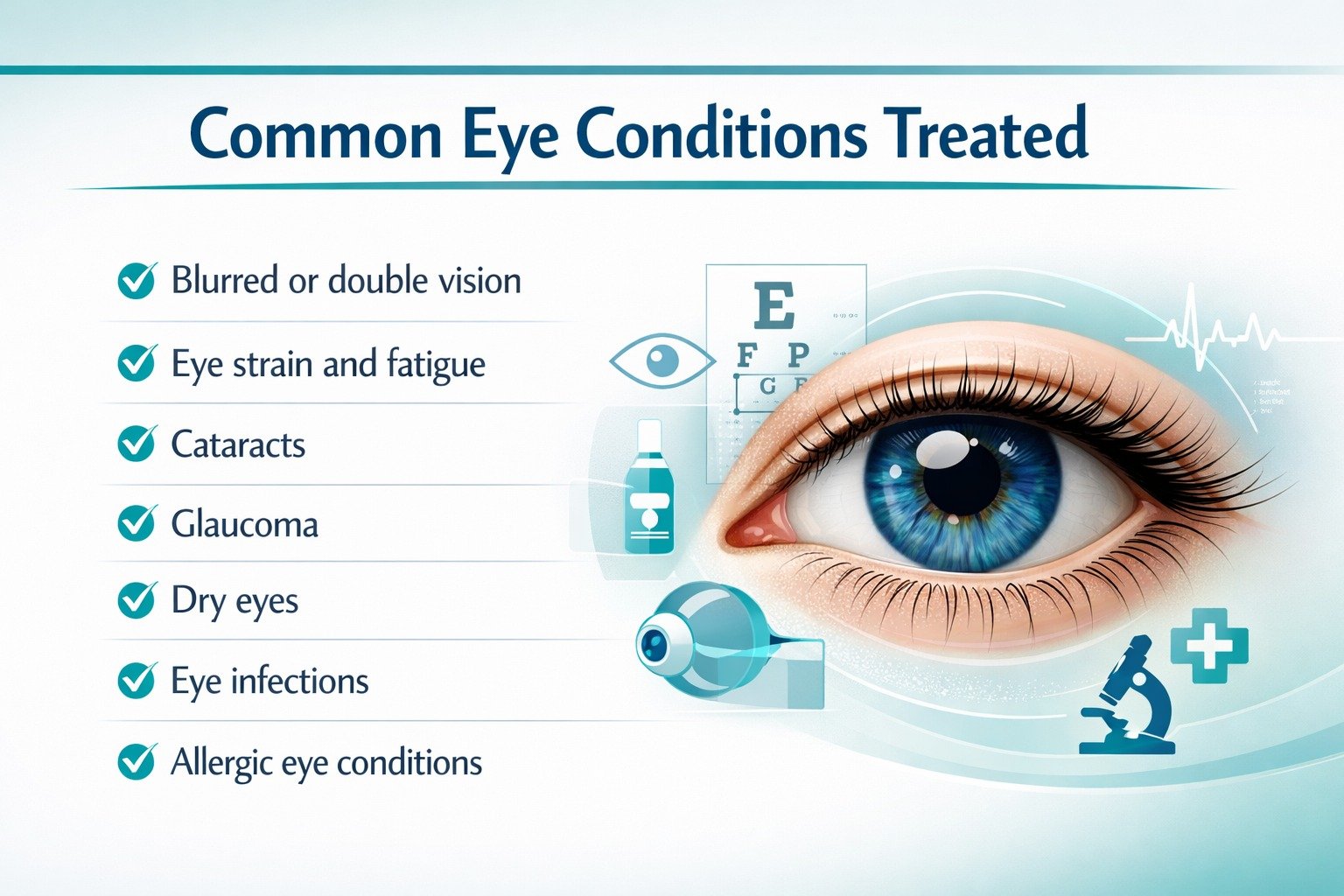 Common Eye Conditions Treated