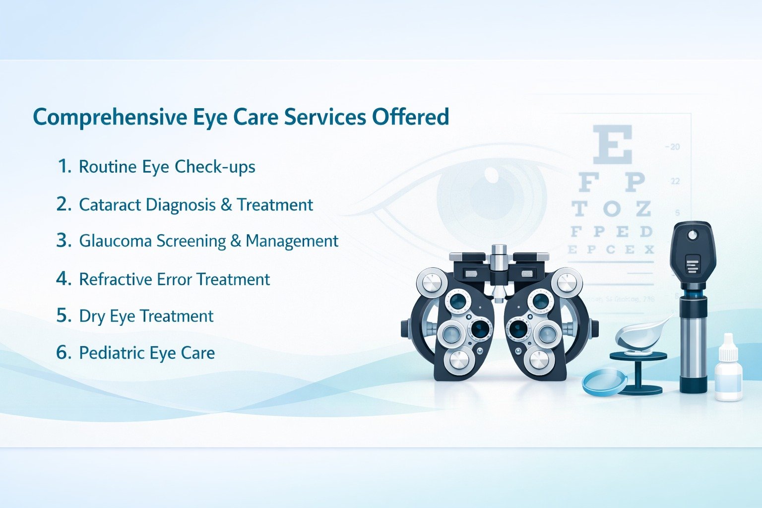 Comprehensive Eye Care Services Offered