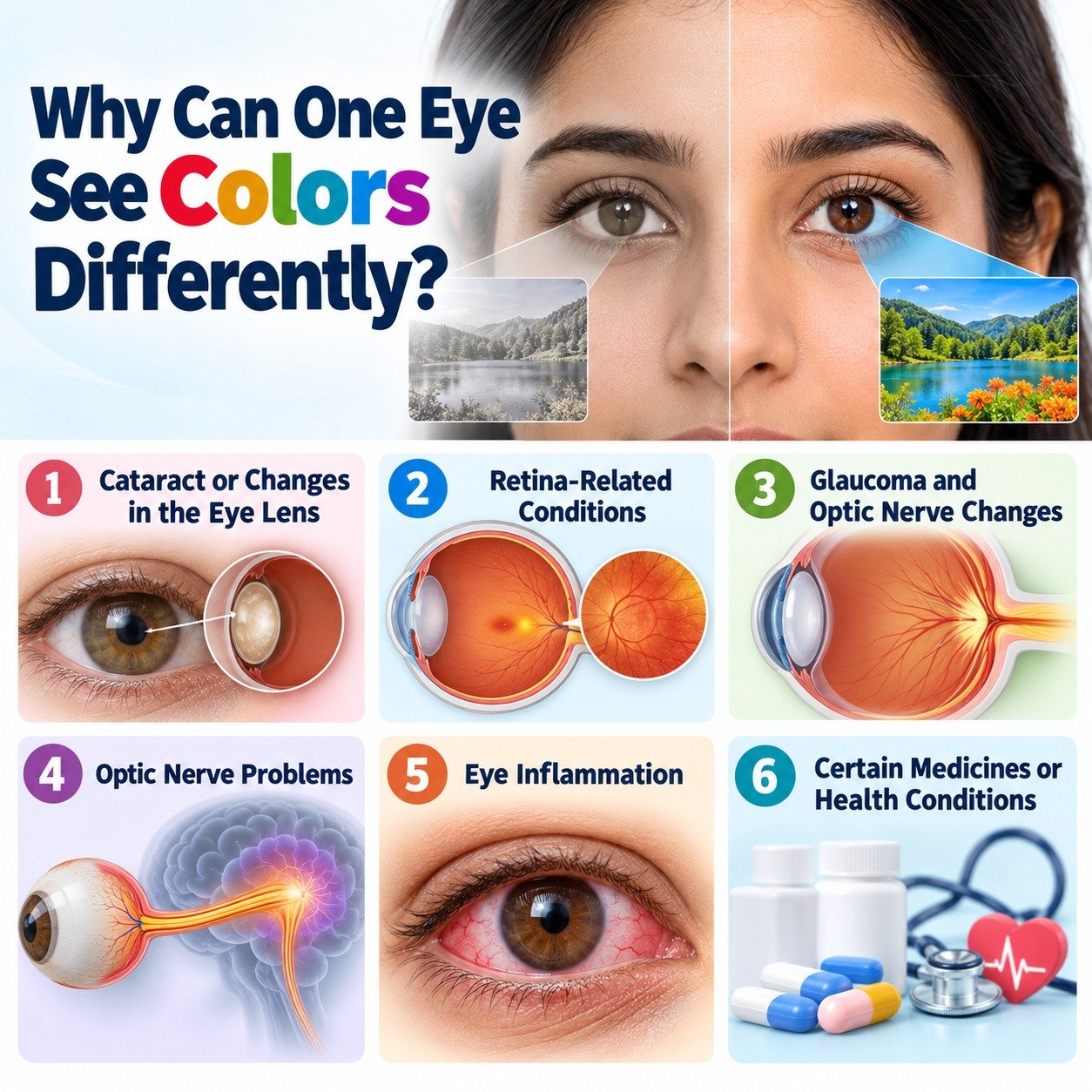 Why Can One Eye See Colors Differently