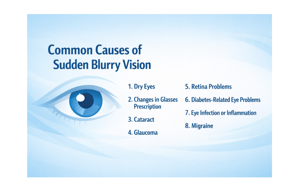 Common Causes of Sudden Blurry Vision